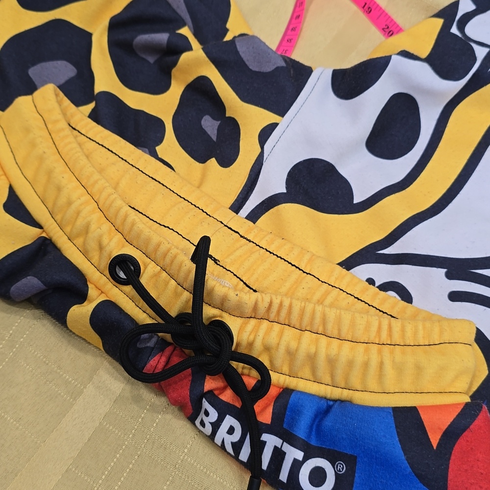 Freshhoods By Britto "New Day" Colorblock Print Sweatpants - Size M - Picture 10 of 11